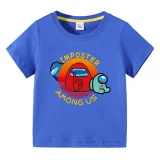 Toddler Kids Boy Quiet Game Character Cotton T-shirts