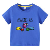 Toddler Kids Boy Lying Among Game Cotton T-shirts