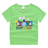 Toddler Kids Boy Thomas Explore Train Cotton T-shirts