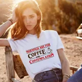 Adult Unisex Top Exclusive Design Mornings Are For Coffee And Contemplation T-shirts