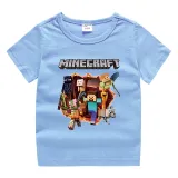 Toddler Kids Boy Cartoon Walking Blocks Cotton T-shirts