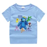 Toddler Kids Boy Cartoon Big Eyes Friends Game Cotton T-shirts