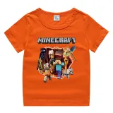 Toddler Kids Boy Cartoon Walking Blocks Cotton T-shirts