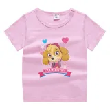 Toddler Kids Girl Cartoon Tops Heart Puppy Dog T-shirts
