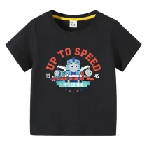 Toddler Kids Boy Thomas Train Up To Speed Cotton T-shirts
