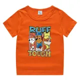 Toddler Kids Boy Cartoon Tops Ruff Tough Paw Puppy Dog T-shirts