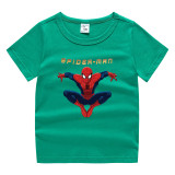 Toddler Kids Boy Cartoon Flying Spider Cotton T-shirts
