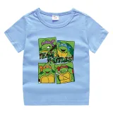 Toddler Kids Boy Turtles Fighter Games Cotton T-shirts