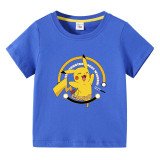 Toddler Kids Boy Cartoon Jumping Little Monster Cotton T-shirts