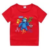 Toddler Kids Boy Cartoon Big Eyes Friends Game Cotton T-shirts
