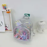 Toddler Kids Cartoon Fashion Sequin Glittering Princess Backbag