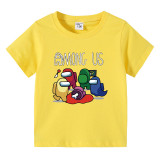 Toddler Kids Boy Among Game Character Cotton T-shirts