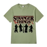 Adult Unisex Top Exclusive Design Stranger Riding Bicycles T-shirts