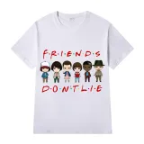 Adult Unisex Top Exclusive Design Friends Don't Lie Cartoon T-shirts
