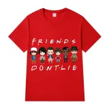 Adult Unisex Top Exclusive Design Friends Don't Lie Cartoon T-shirts