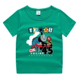 Toddler Kids Boy Thomas No.1 Engine Train Cotton T-shirts