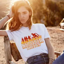Adult Unisex Top Exclusive Design Stranger Trees Friends T-shirts