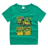 Toddler Kids Boy Turtles Fighter Games Cotton T-shirts