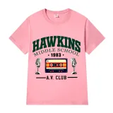 Adult Unisex Top Exclusive Design Hawkins Middle School A.v.club 1983 T-shirts