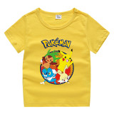 Toddler Kids Boy Cartoon Cute Yellow Monster Cotton T-shirts