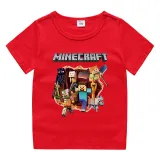 Toddler Kids Boy Cartoon Walking Blocks Cotton T-shirts
