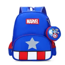 Toddler Kids Fashion Schoolbag Cartoon Pentagram Kindergarten Backbags with Coin Purse