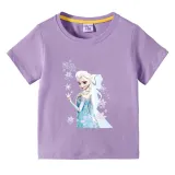 Toddler Kids Girl Cartoon Tops Princess Snowflake T-shirts