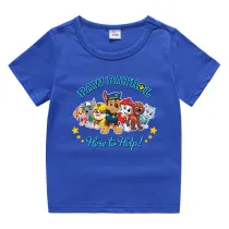 Toddler Kids Boy Cartoon Tops Here To Help Puppy Dog T-shirts