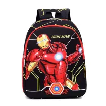 Toddler Kids Fashion Schoolbag Cartoon Red Man Character Kindergarten Backbags
