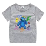 Toddler Kids Boy Cartoon Big Eyes Friends Game Cotton T-shirts