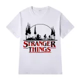Adult Unisex Top Exclusive Design Stranger Trees Friends Riding Bicycles T-shirts