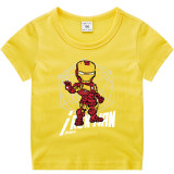 Toddler Kids Boy Cartoon Heroes Cotton T-shirts