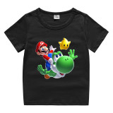 Toddler Kids Boy Cartoon Dinosaur Prints Cotton T-shirts