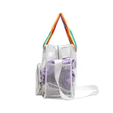 Adult Unisex Casual PVC Transparent Handbag Storage Bag
