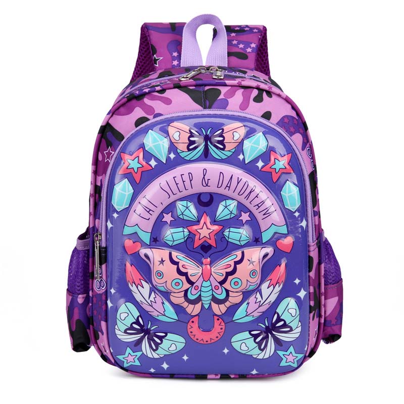 Toddler Kids Fashion Schoolbag Cartoon Diamond Butterfly Primary School Backpacks