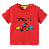 Toddler Kids Boy Lying Among Game Cotton T-shirts