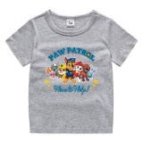 Toddler Kids Boy Cartoon Tops Here To Help Puppy Dog T-shirts