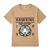 Adult Unisex Top Exclusive Design Hawkins High School Tiger T-shirts