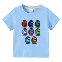 Toddler Kids Boy Among Game Cotton T-shirts
