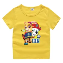 Toddler Kids Boy Cartoon Tops Three Puppy Dog T-shirts