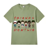 Adult Unisex Top Exclusive Design Friends Don't Lie Cartoon T-shirts