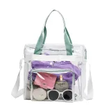 Adult Unisex Casual PVC Transparent Handbag Storage Bag