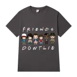 Adult Unisex Top Exclusive Design Friends Don't Lie Cartoon T-shirts