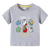 Toddler Kids Boy Play Games Character Cotton T-shirts