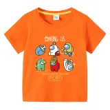 Toddler Kids Boy Play Games Character Cotton T-shirts