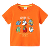 Toddler Kids Boy Play Games Character Cotton T-shirts