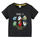 Toddler Kids Boy Play Games Character Cotton T-shirts