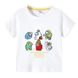 Toddler Kids Boy Play Games Character Cotton T-shirts