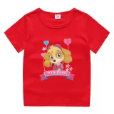 Toddler Kids Girl Cartoon Tops Heart Puppy Dog T-shirts