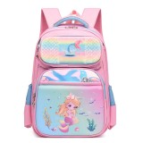 Toddler Kids Fashion Schoolbag Cartoon Sea Mermaid Primary School Backpacks